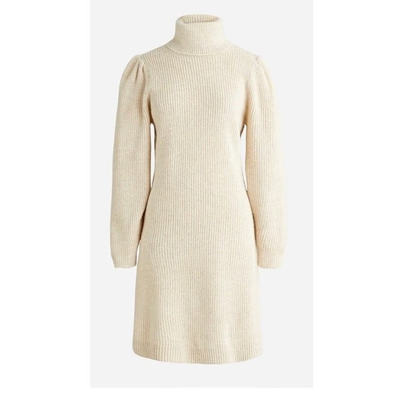 J Crew Puff-sleeve turtleneck sweater-dress - Picture 11 of 11